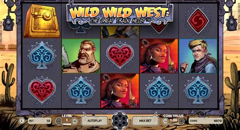 Wild Wild West: The Great Train Heist  игровой автомат NetEnt